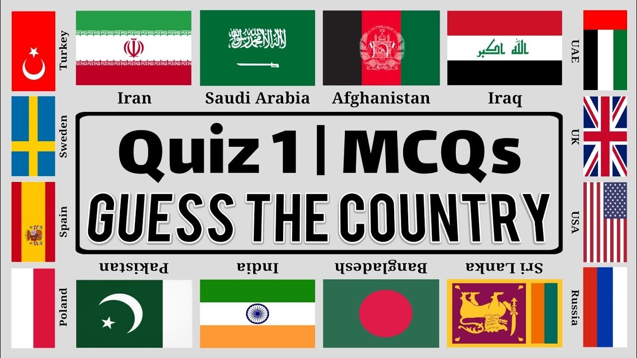 Boost Geography Knowledge | Identify the Country in 5 Seconds! | MAP MASTERY | Quiz 1