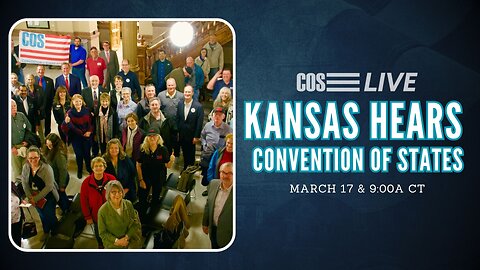 Kansas House Holds Public Hearing on Convention of States | COS LIVE