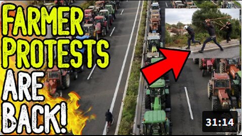 BREAKING: THE FARMER PROTESTS ARE BACK! Farmers Fight Back As Supply Chain Targeted!