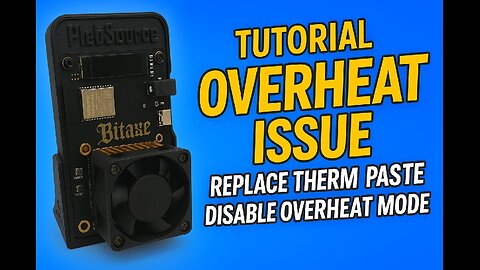 How to Fix Bitaxe Gamma Overheating | Replace Thermal Paste & Reconfigure Settings