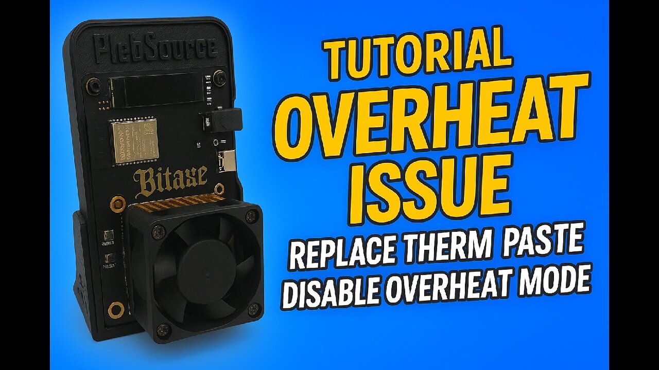 How to Fix Bitaxe Gamma Overheating | Replace Thermal Paste & Reconfigure Settings