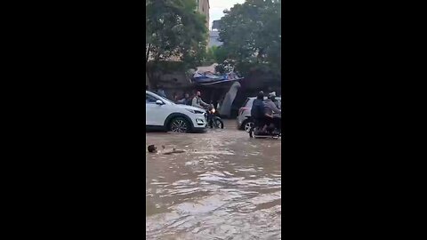 karachi heavy rain new bike #bike #game #kids