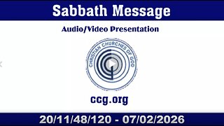 Sabbath Message (Audio) for 20/11/48/120 - 07/02/2026