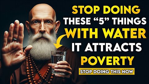 5 Things to Avoid Doing with Water ✨ Based on Buddhist Teachings 2025