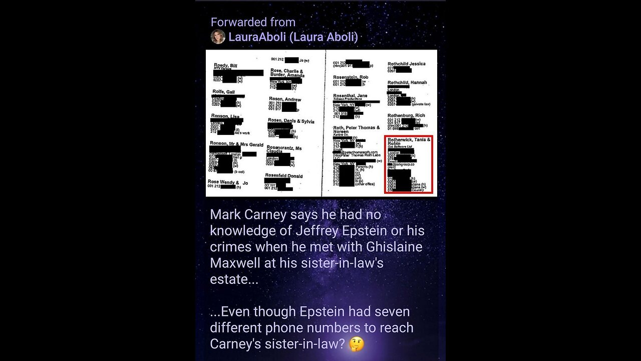 How many times did Mark Carney visit Epstein Island❓
