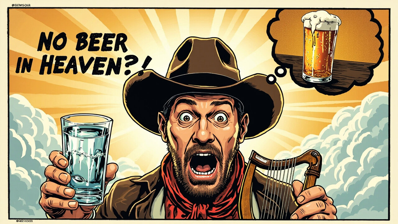 I'm Burning My Halo: The Beer Anthem "If There Is No Beer in Heaven" w/ LYRICS (Funny Country Song)