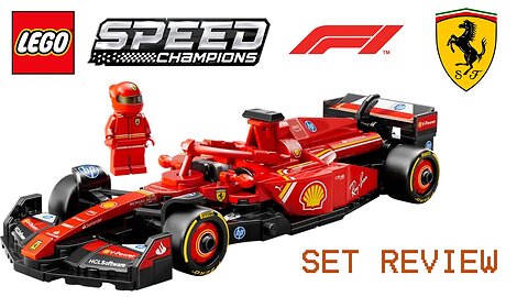 Lego Speed Champions Ferrari SF-24 F1 Race Car Set Review