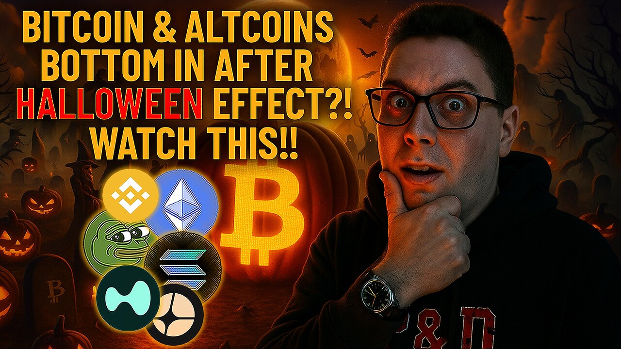 Halloween Effect Crashes Bitcoin Altcoins Meme Coins!! Watch What Comes Next!!