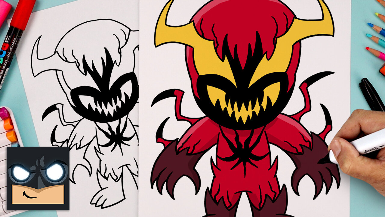How To Draw Carnage | Marvel Rivals
