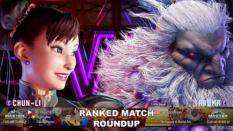 Kuya Kalbo SF6 Ranked Match Roundup. Chun Li Master Rank [Hori Fight Stick]