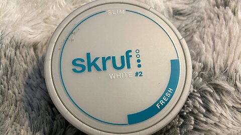 Skruf (No2) Fresh Slim White Snus Review