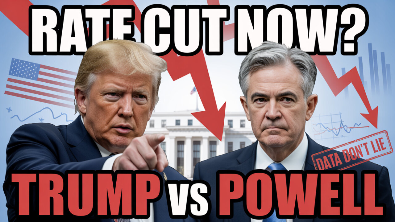 Trump vs Powell: Why the Fed MUST Cut Rates Now—Data Doesn’t Lie