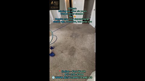 Deep Carpet Cleaning Results | Wait Till the End 📍 Dallas – Fort Worth 📞 817-230-9399