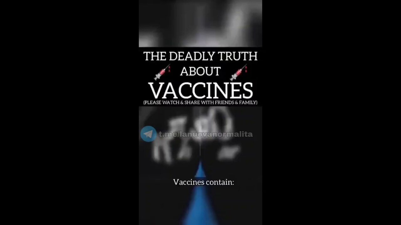 La verità mortale sui vaccini