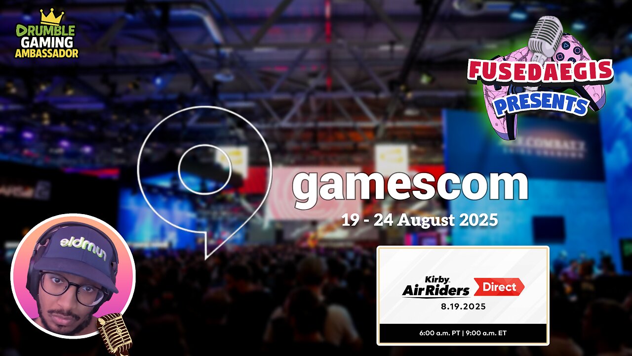 gamescom 2025 & Kirby Air Rider's Direct REACTION 8.19.2025 | FusedAegis Presents