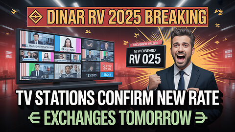 Dinar RV 2025 🎆 TV Broadcast Confirms New Rate – Exchanges Start Tomorrow! 💥 Today's IQD News!