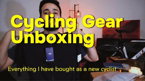 Cycling gear unboxing as a new cyclist getting into this fantastic sport!