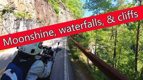 Epic Motorcycle Adventure: Day 8 Part 2 - Moonshine, waterfalls, & cliffs