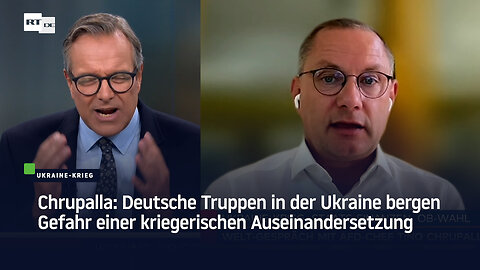 Chrupalla: Deutsche Truppen in der Ukraine bergen Gefahr einer kriegerischen Auseinandersetzung