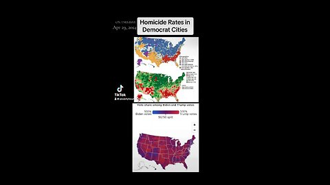 Murder rates in America happen in Democrat hot spots…