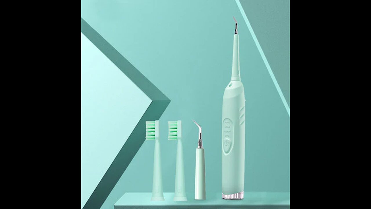 Rechargeable Electric Tartar Scraper & Toothbrush, With High Frequency Vibration & Adjustable Modes
