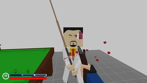 Playing billiards - (Paint The Town Red) - (No Commentary).