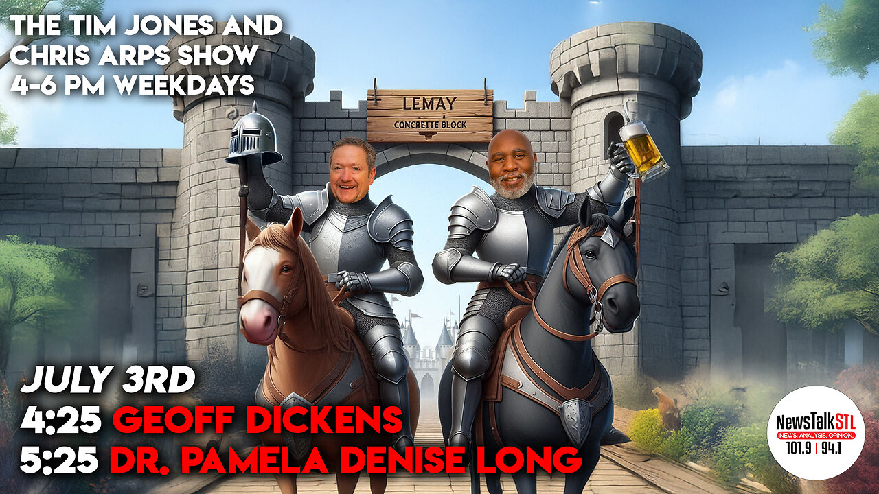 The Tim Jones and Chris Arps Show 07.03.2025 Geoff Dickens | Dr. Pamela Denise Long