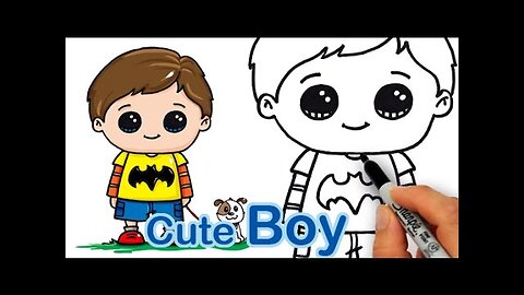 How Draw a Cute Boy Easy