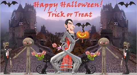 Monster Mash - Bobby Pickett - Happy Halloween - Halloween Party Video - Trick or Treat