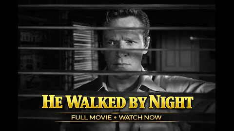 He Walked by Night (1948) – Classic Police Noir | Semi-Documentary Thriller | Full Movie