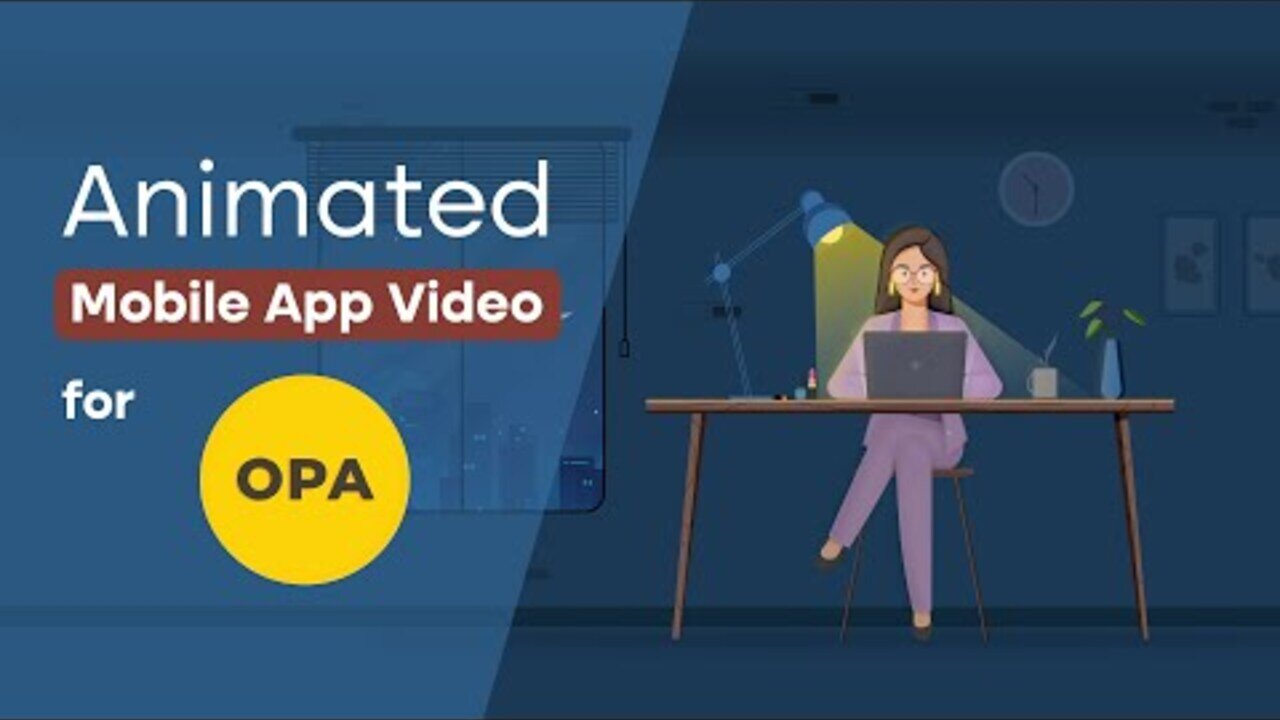 Mobile App Explainer Video for OPA Marketing | Animated Explainer Video by MotionGility