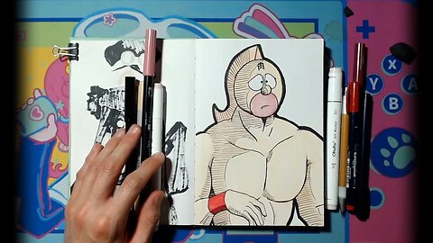 [KINNIKUMAN] Kinnikuman: Pencil Sketch to Full Color