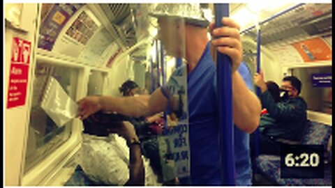 "Fight Night: Truthers Remove COVID Train Stickers Amidst Abuse from Brainwashed Individuals"