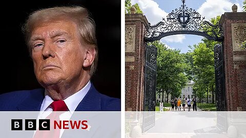 US President Trump blocks Harvard from enrolling foreign students | BBC News