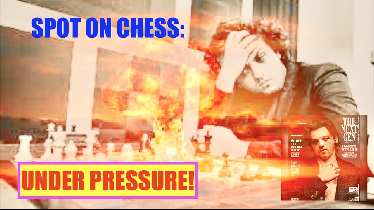SPOT ON CHESS: Under Pressure Niemann vs Liang, Round 9 US Men's Chess Championship