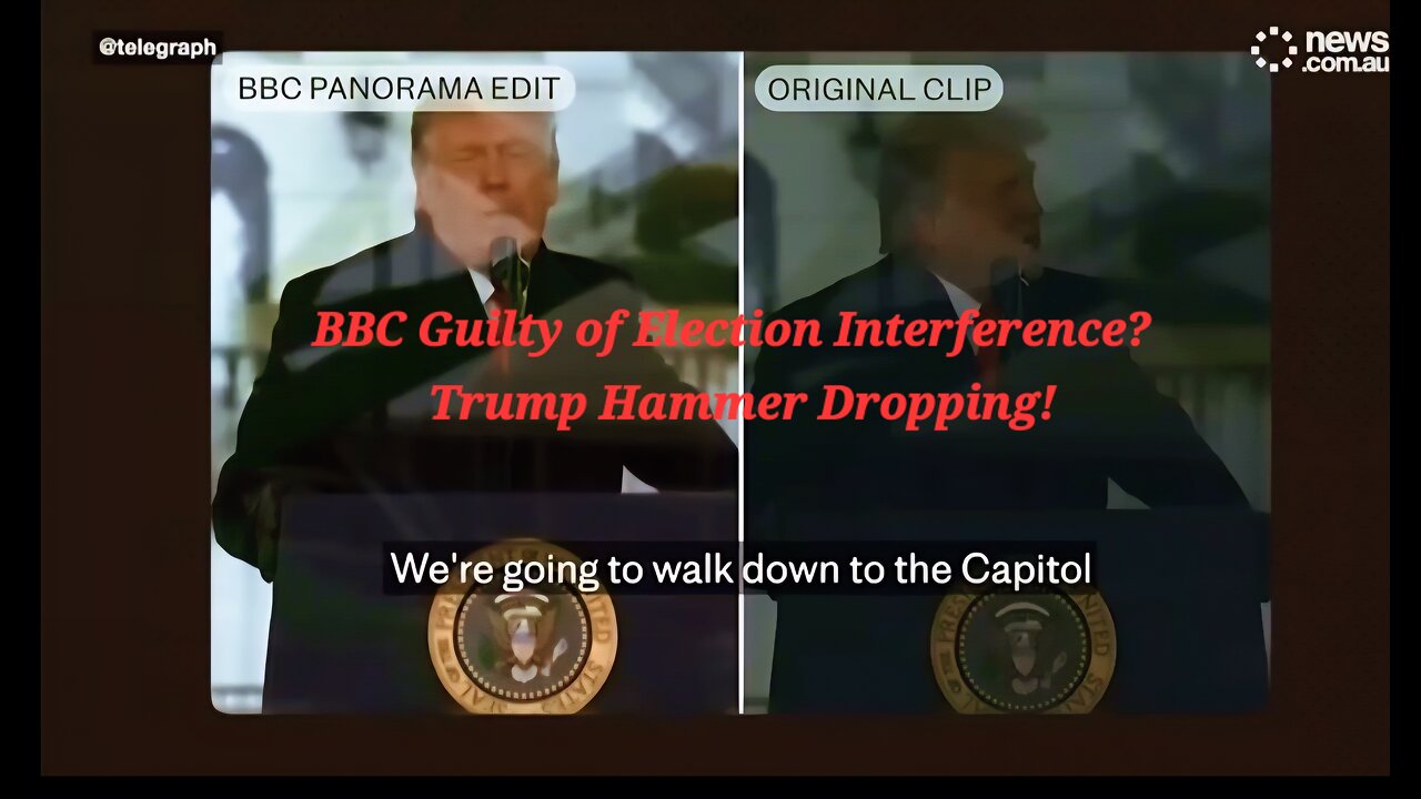 BBC Guilty? Edited Trump’s Jan 6 Speech to Sway Election—$1B Lawsuit Incoming!
