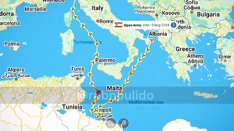 da wuselt's auf der Schmuggelroute 🚕 Taxi-Service des NGO-Schiffes Open Arms wieder in Vollbetrieb