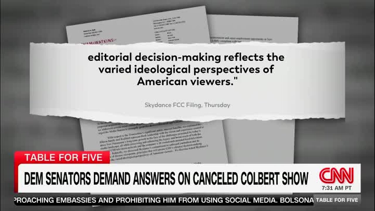 ‘Do It!’: CNN Panelist Calls for Stephen Colbert to Run for President Following the Cancellation of His Show