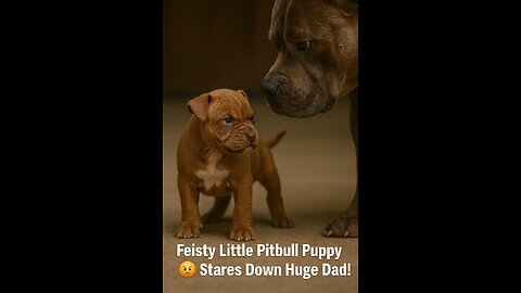 Tiny Pitbull Puppy With BIG Personality 😍🐾