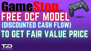 GME Free DCF Tool - Discounted Cash Flow Tool for Gamestop