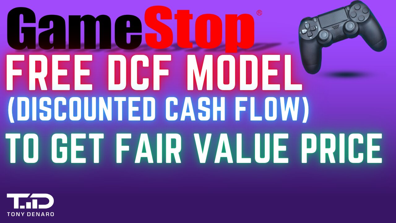 GME Free DCF Tool - Discounted Cash Flow Tool for Gamestop
