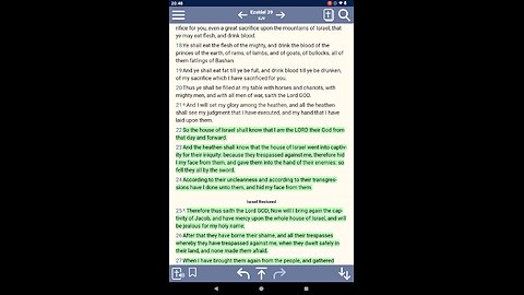 after the war of Armageddon is when Israel will go back to the Land,
