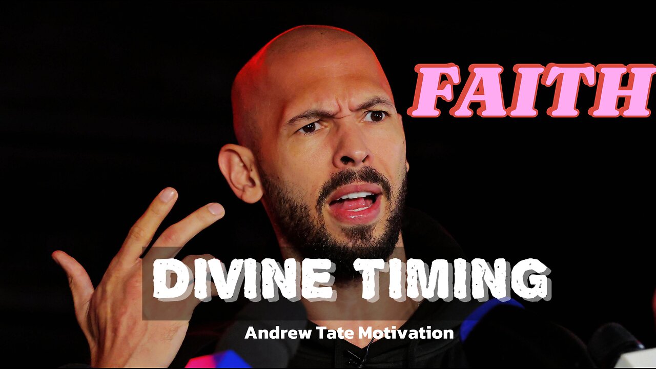 Andrew Tate: God’s pace is perfect — your job is patience | Motivation Video
