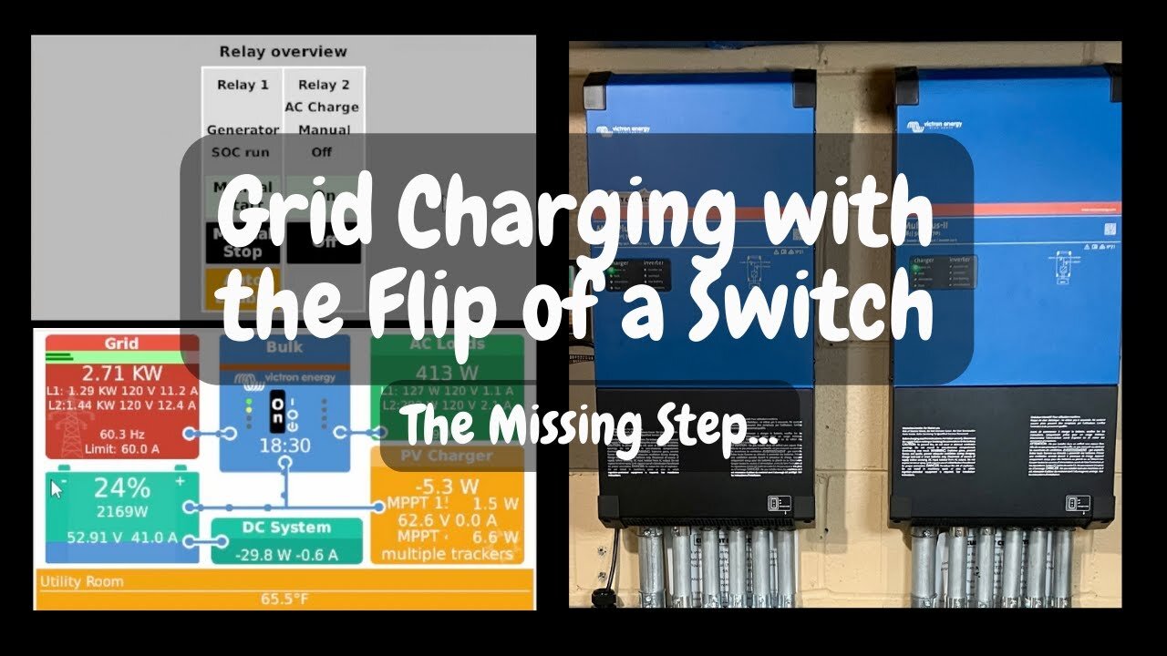 Custom Grid Charging - I Missed a Step...
