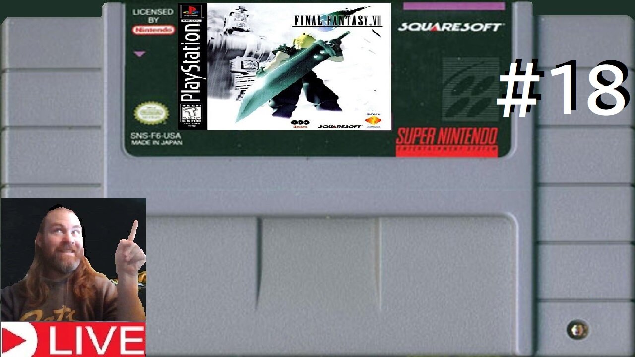 Final Fantasy VII OG rpg part #18 (livestream)