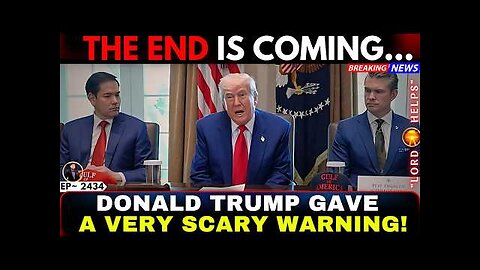"THIS WILL BE THE END" (TRUMP WARNED THE WORLD)👆Prophetic Word Today