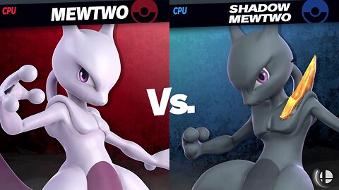 Mewtwo vs Shadow Mewtwo [Moveset] SSBU Quickie -By milktoastmonika