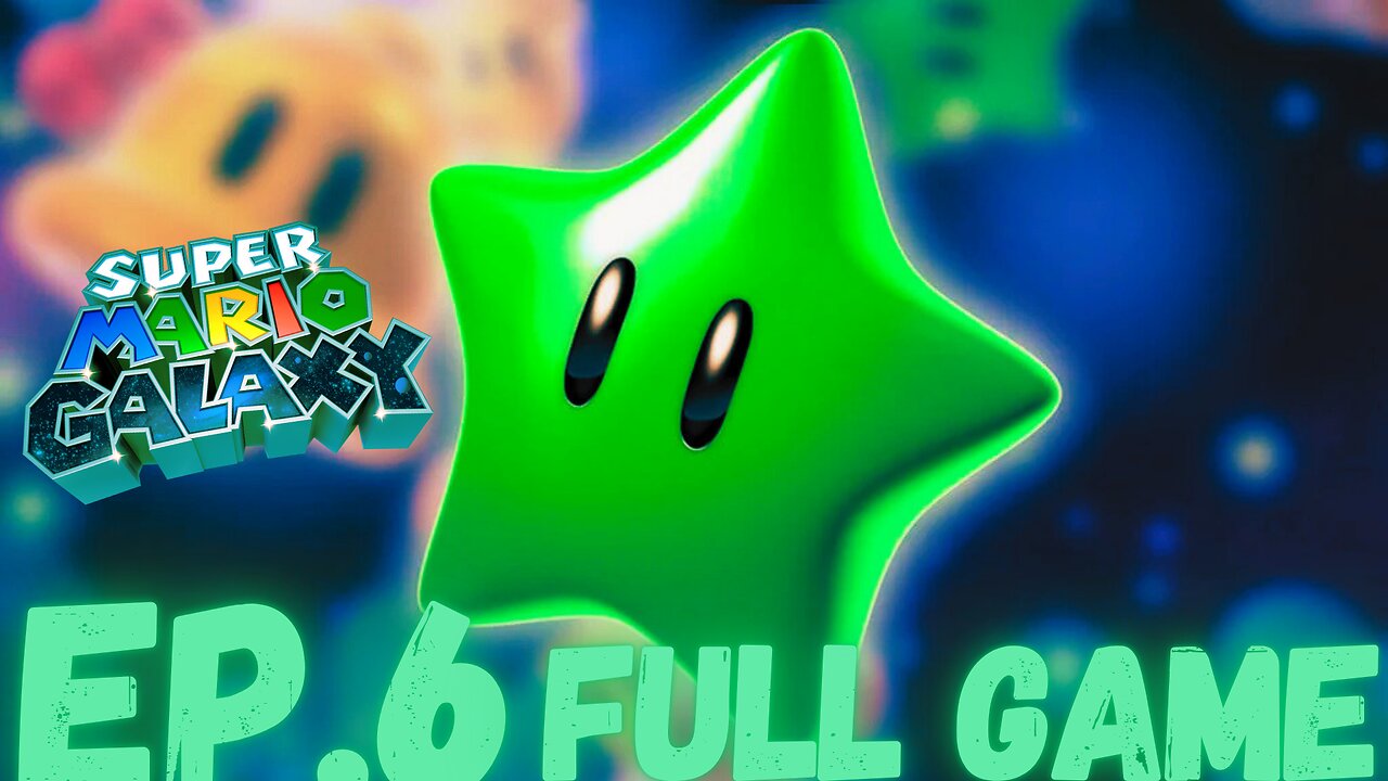 SUPER MARIO GALAXY Gameplay Walkthrough EP.6- Green Trial Stars FULL GAME
