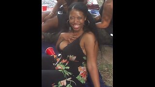 Luodong Massages Black Woman At The Group Picnic
