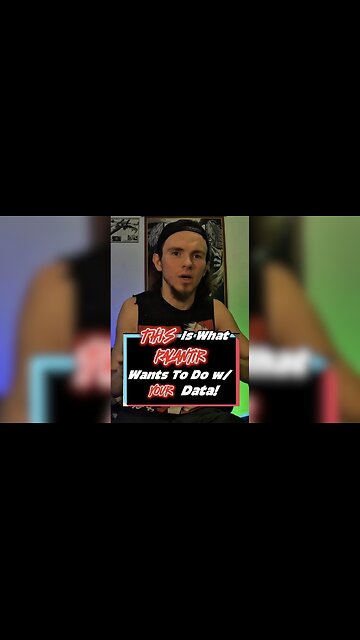 🚨⚠️ THIS Is What Palantir Wants To Do w YOUR Data... ⚠️🚨